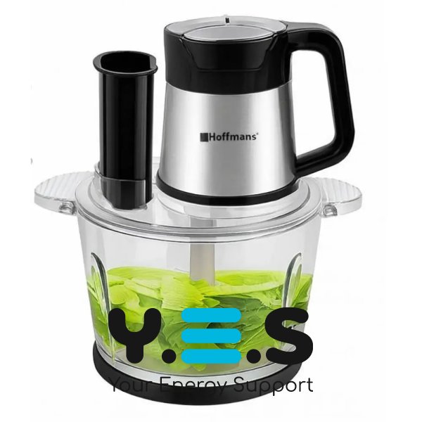 Електроподрібнювач Hoffmans HM-8857 для кухні, універсальний, чаша 3 л, 1800 Вт