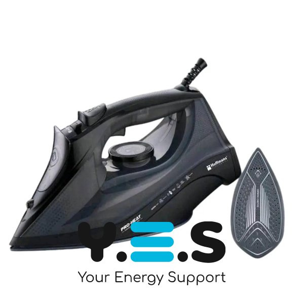 Електропраска Hoffmans HM-9041 з керамічною підошвою, регулювання пари та паровий удар