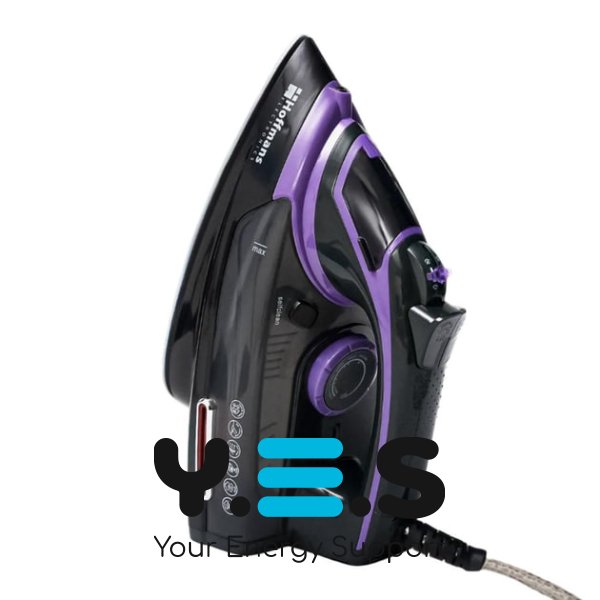 Парова праска Hoffmans HM-9021 3000W, керамічна підошва, авто-вимкнення, паровий удар