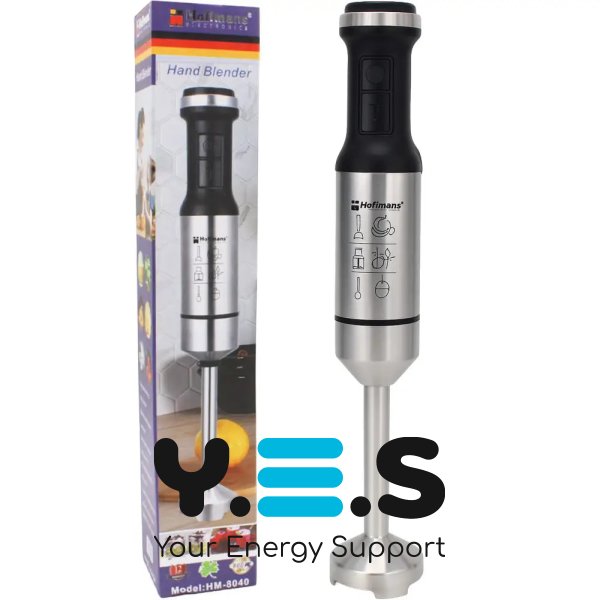 Ручний занурювальний блендер Hoffmans 8040 для дому, універсальний, 800 Вт