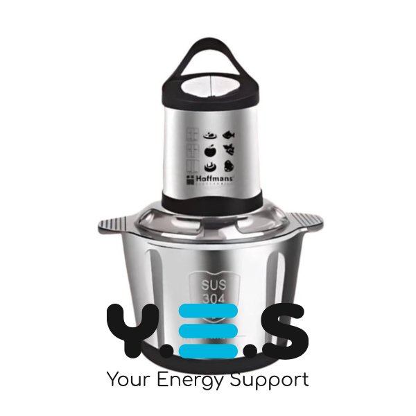 Універсальний електроподрібнювач Hoffmans Electronics HM-8840, чаша метал 2 л, 1200 Вт