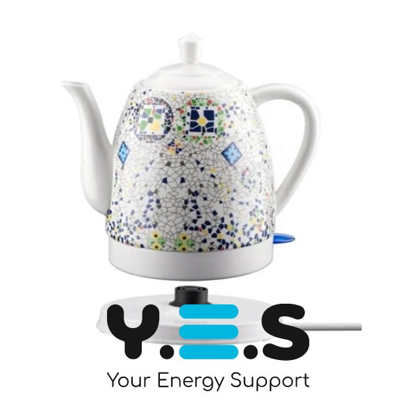 Керамічний електрочайник MS-7837 1,4 л 1000 Вт з автовимкненням, стильний дизайн