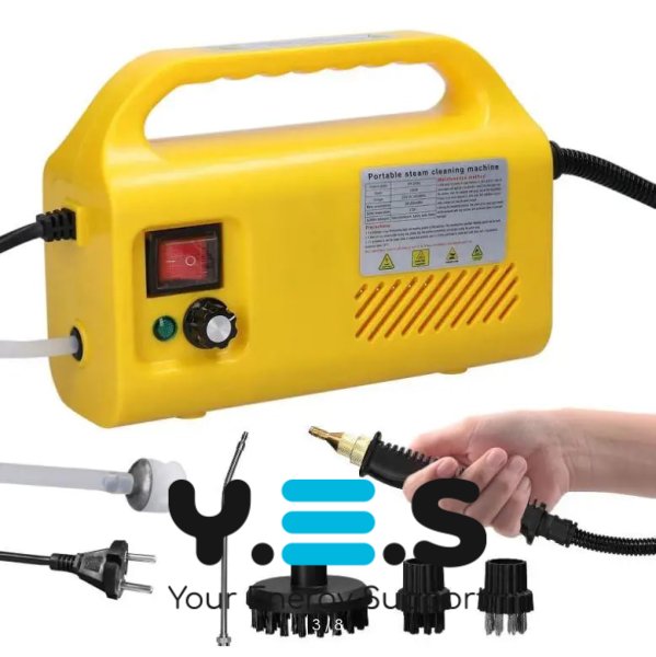 Портативний пароочисник для дому 1500 Вт + мийка високого тиску для меблів і поверхонь