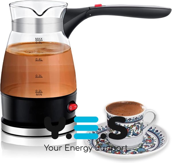 Електрична кавоварка R-128 0,5 л, 600 Вт — компактна для дому