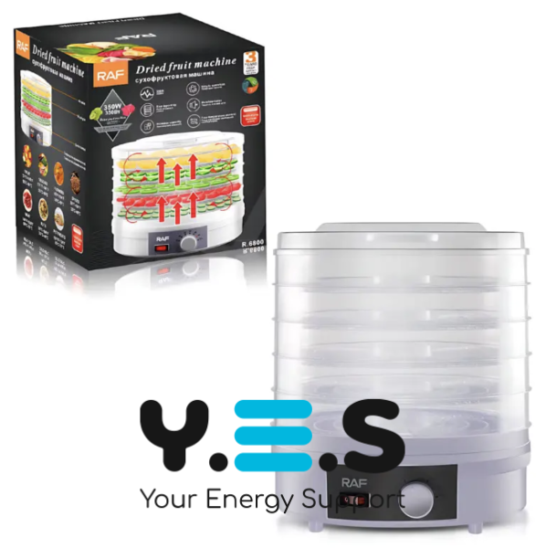 Дегідратор RAF R.6800 350 Вт: електросушка для фруктів та овочів