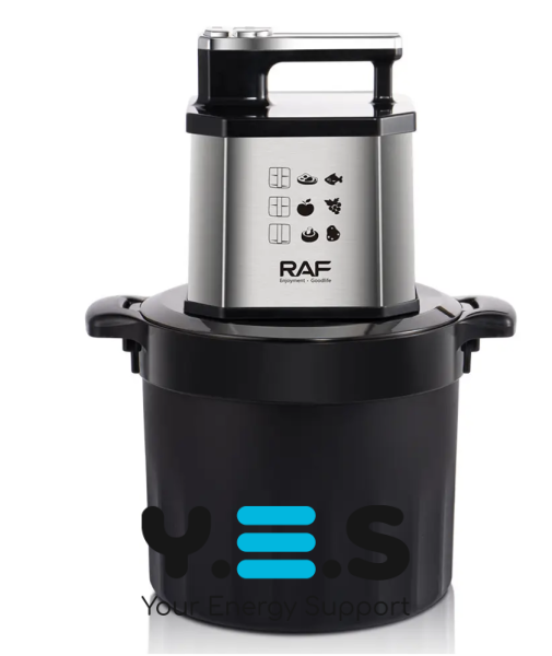 Кухонний комбайн RAF R.7731 з нерж. сталі, чаша 8 л, подрібнювач