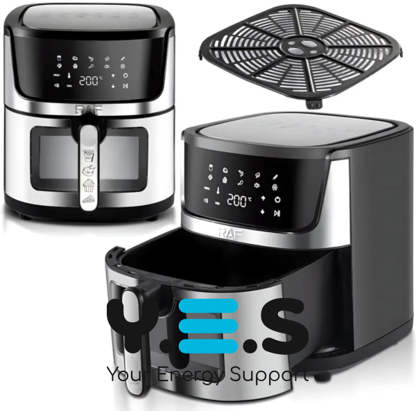 Аерофритюрниця RAF R.5395 9 л, 1950 Вт — фритюрниця для зручного приготування вдома