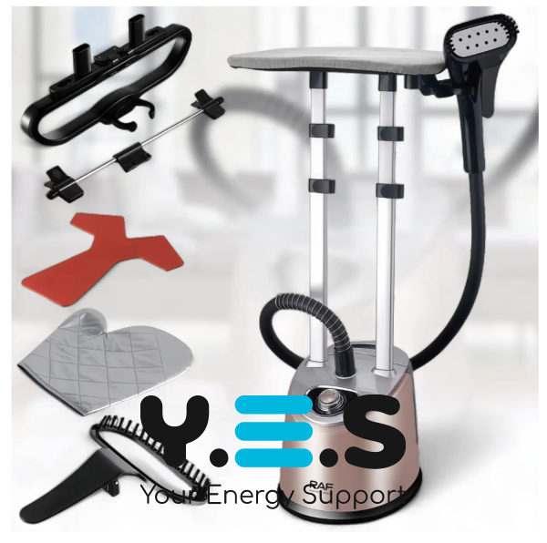 Вертикальний відпарювач для одягу RAF R.3048, бойлер 3,2 л, швидкий нагрів