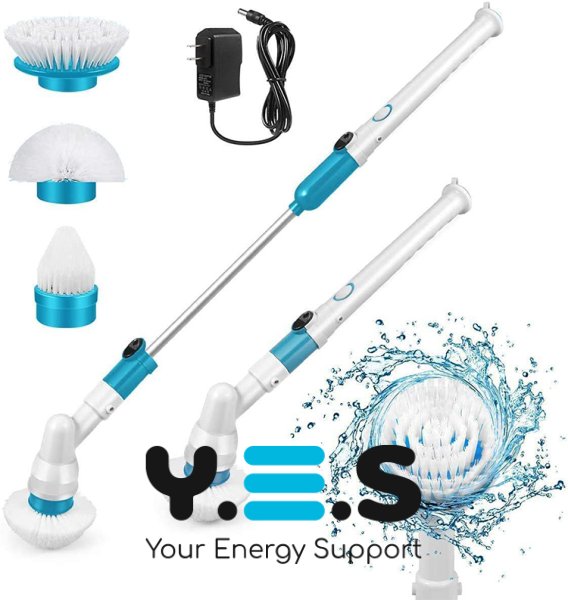 Акумуляторна бездротова електрощітка для прибирання Electric Spin Scrubber 5в1 MA-1