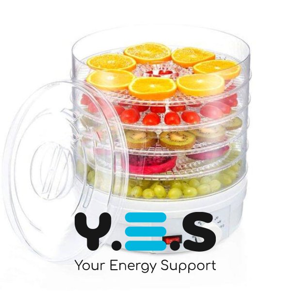 Сушарка (дегідратор) для овочів і фруктів Happy Home SX-770, 5 секцій/піддонів