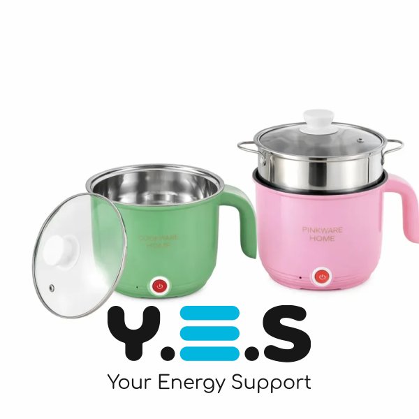 Електрокаструля-пароварка LY-1076 1,5 л: суп, локшина, рис, овочі, підігрів