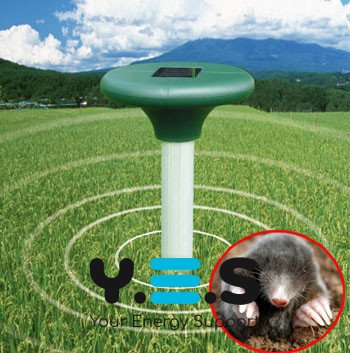 Сонячний відлякувач кротів і гризунів Solar Rodent Repeller (на сонячній батареї)