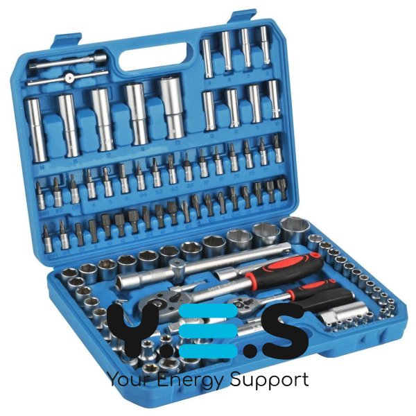 Професійний набір автоінструментів у кейсі, 108 предметів