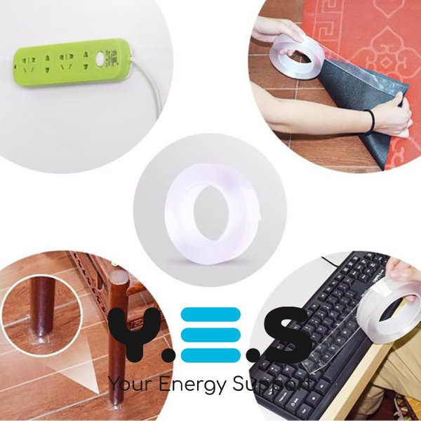 Багаторазова кріпильна стрічка Ivy Grip Tape для монтажу без свердління, 5 м