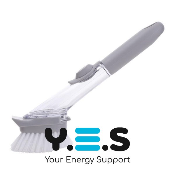 Багатофункціональна щітка Decontamination Wok Brush для миття й чищення з дозатором мийного засобу