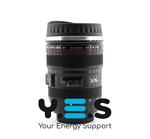 Термочашка-об’єктив CANON з кришкою, кружка у вигляді фотооб’єктива