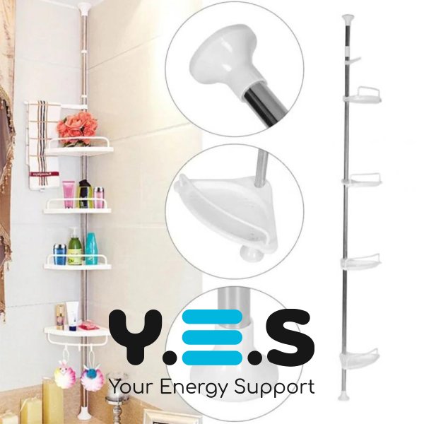 Розсувна кутова полиця для ванної Multi Corner Shelf GY-188