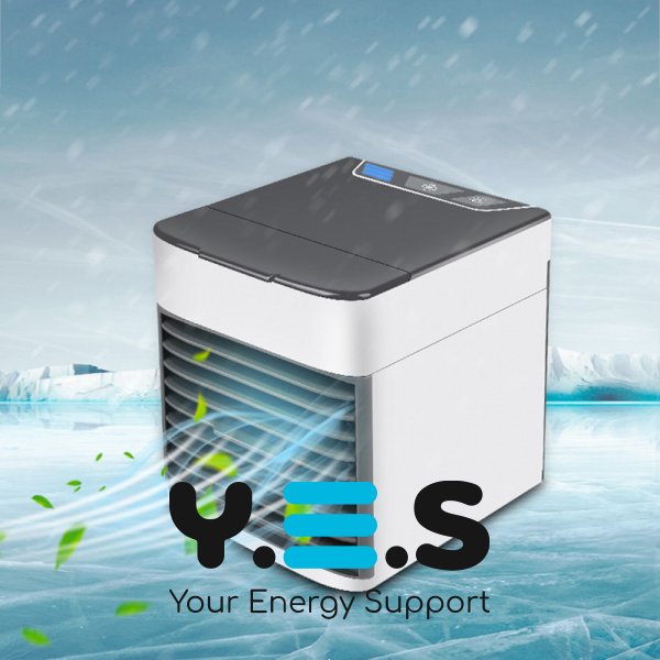 Портативний кондиціонер Arctic Air Ultra PLUS з підсвічуванням, USB 7 Вт: охолоджувач/вентилятор/зволожувач/очисник повітря