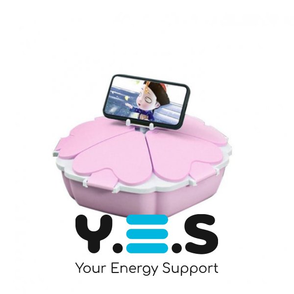 Органайзер-мінажниця Peach «Серце» на 5 секцій: цукерниця/тарілка для закусок з підставкою для телефону