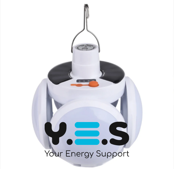 Мобільна бездротова лампа Magic Cool Camping Light із сонячною зарядкою, аварійне світло для кемпінгу й дачі