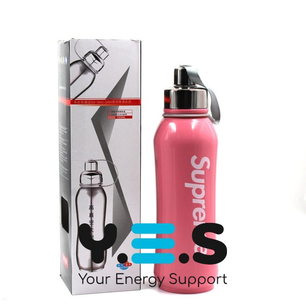 Термос-пляшка SUPREME з кришкою, нержавіюча сталь, 500 мл