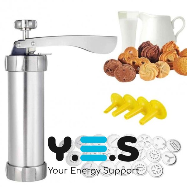 Кондитерський шприц-прес для печива Cookie Press, 20 насадок