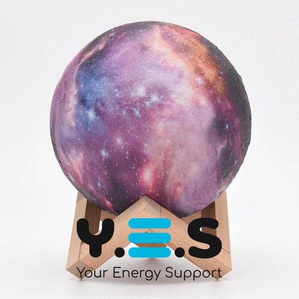 Настільний сенсорний нічник-місяць Magic 3D RGB Moon Light з пультом керування