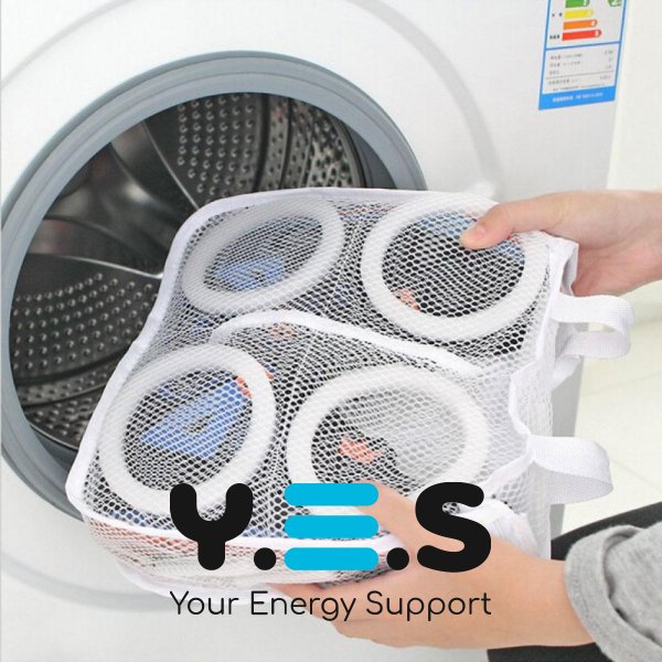 Мішок-чохол для прання взуття в пральній машині з ручкою для сушіння, 28×24×8 см