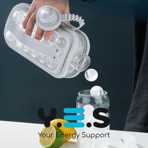 Силіконова складана форма-льодниця ICE CUBE TRAY на 17 крижаних кульок (пляшка)