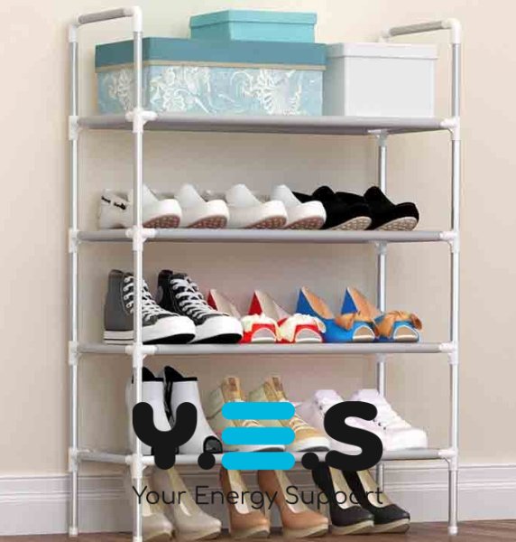 Полиця для взуття NST6 — стелаж для зберігання взуття на 6 ярусів