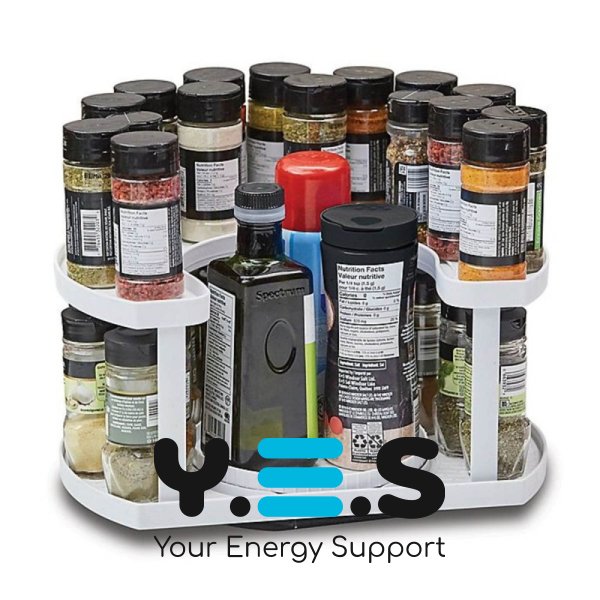 Кухонний органайзер-спецівниця Spice Spinner: підставка для спецій, приправ і масел