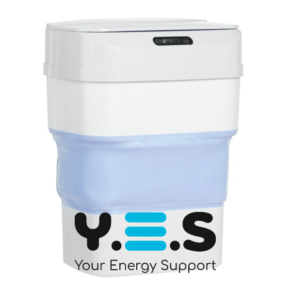 Складне сенсорне відро-кошик для сміття 8 л з кришкою, модель ZSW-L11