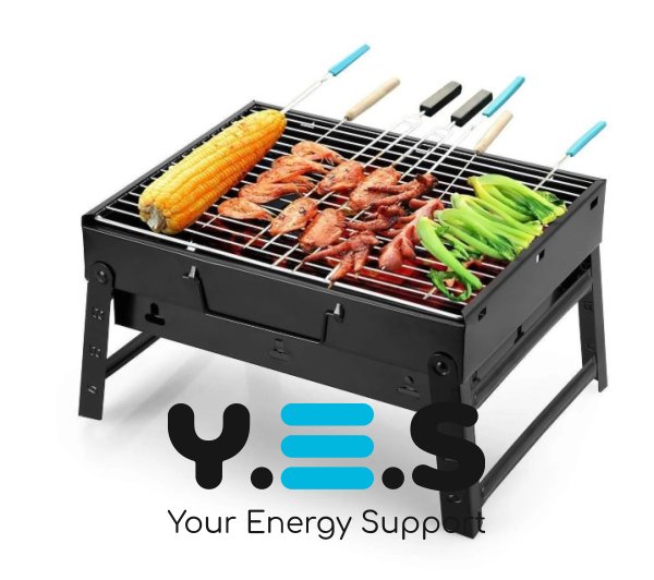 Складаний переносний мангал-гриль барбекю з решіткою TL-353