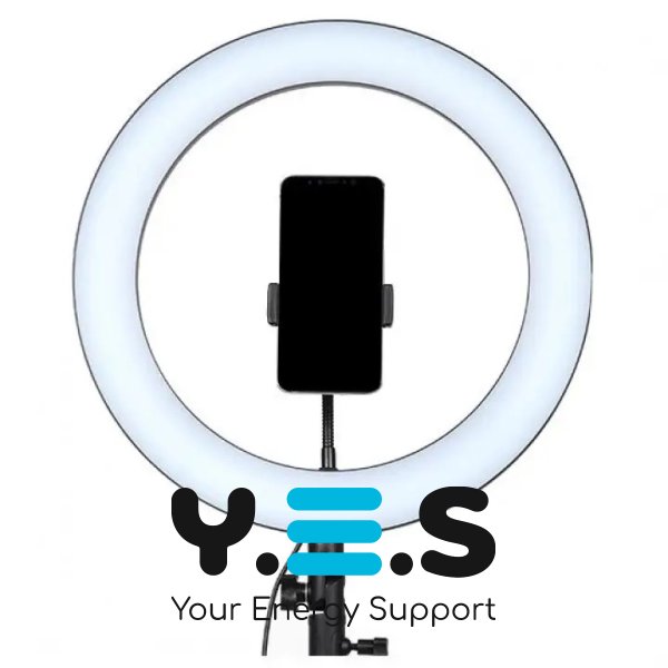 Світлодіодна LED кільцева селфі-лампа 30 см для фото та відеозйомки (кільцеве світло)
