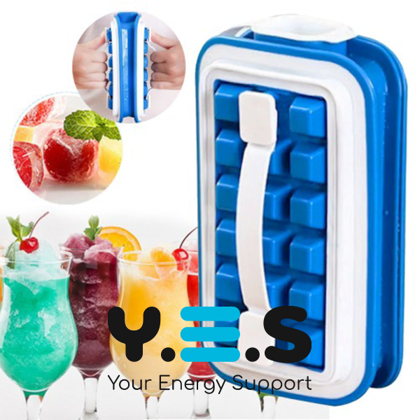 Герметична льодниця-форма Fill&Carry Without Spilla на 18 кубиків, контейнер для льоду