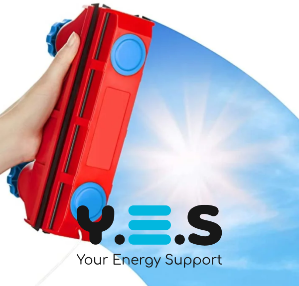 Магнітна щітка для миття вікон з двох боків The Glider