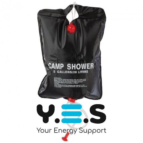 Переносний підвісний літній душ для дачі та походів CAMP SHOWER, 20 л