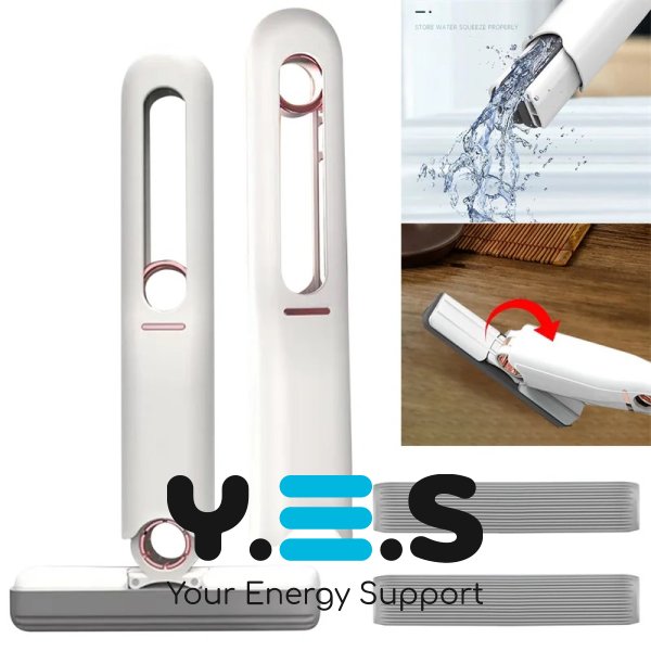 Портативна складана міні-швабра Mini Mop з автоматичним віджиманням, універсальна багатофункціональна