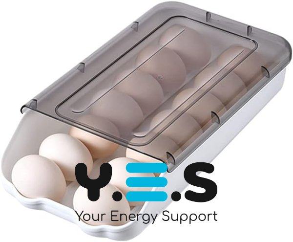 Контейнер-лоток EGG TRAY для зберігання яєць, органайзер для холодильника на 14 яєць