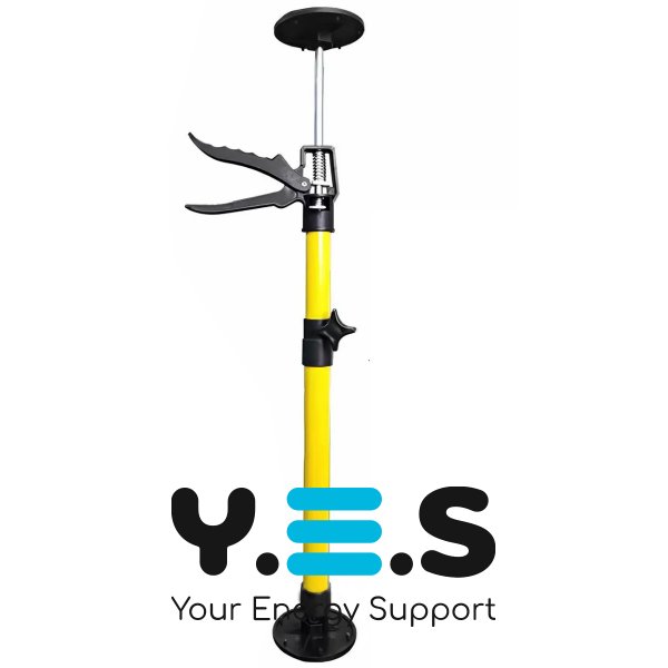 Телескопічна опора-домкрат до 40 кг для монтажу та встановлення меблів, нерж. сталь