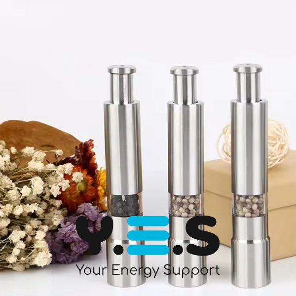 Ручний млин для солі та перцю XL-552 з нержавіючої сталі — подрібнювач спецій механічний