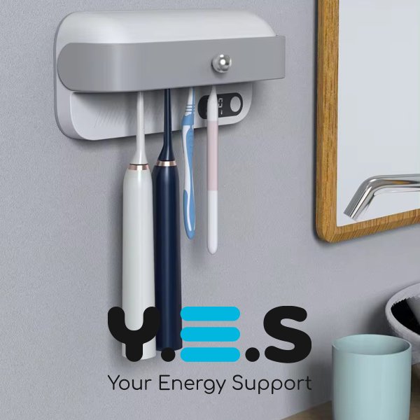 Тримач для зубних щіток з УФ-стерилізацією, дезінфікуюча UV-стойка Toothbrush rack