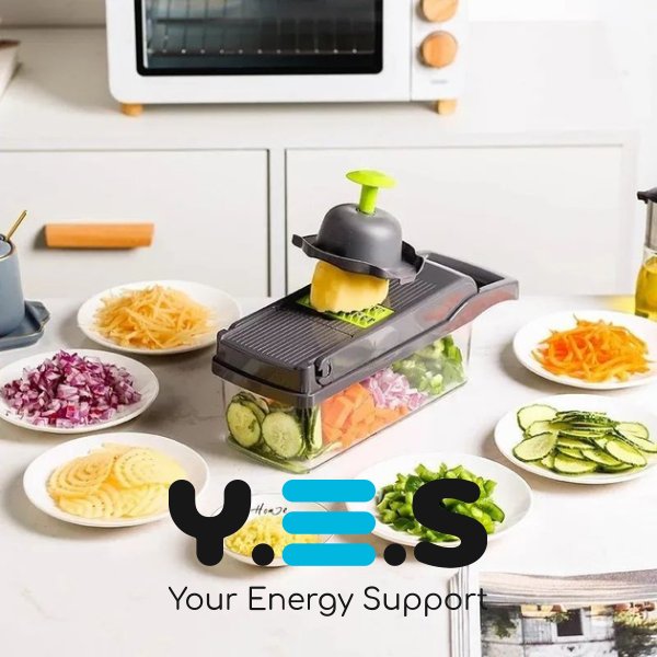 Мультислайсер Nicer Dicer 25-в-1: універсальна овочерізка-терка з контейнером, 25 предметів