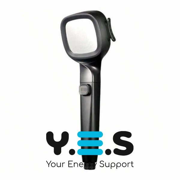 Насадка для душу Quadro: лійка високого тиску з фільтром, 4 режими, водозбереження