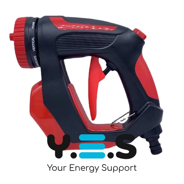 Пістолет-насадка на шланг Hydro Handle з піноутворювачем і бачком для мийних засобів, авто/прибирання