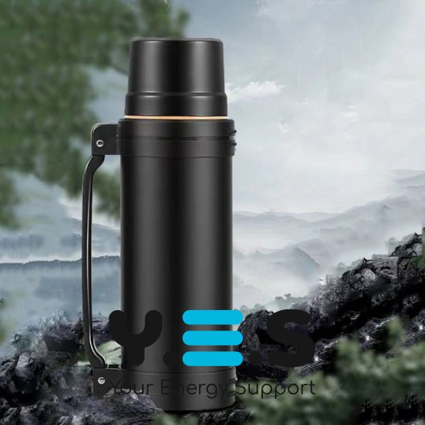 Туристичний термос DayDays A250 з нержавіючої сталі 2,5 л, вакуумна кришка, ручка для перенесення