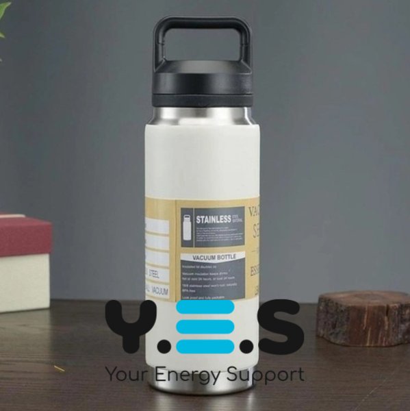 Туристичний термос Vacuum Flask 970 1400 мл з чашкою, нержавіюча сталь