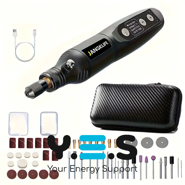 Портативний гравер JANGK LIFE: різання й шліфування, 210 насадок, багатофункціональний роторний інструмент