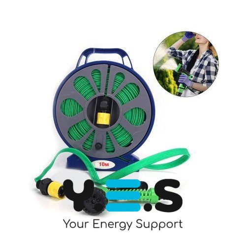 Гнучкий розтяжний шланг Garden Hose 10 м для саду й городу, універсальне підключення