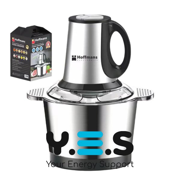 Електричний чоппер Hoffmans Electronics HM-8829 1800Вт, металева чаша 3,5 л, універсальний подрібнювач